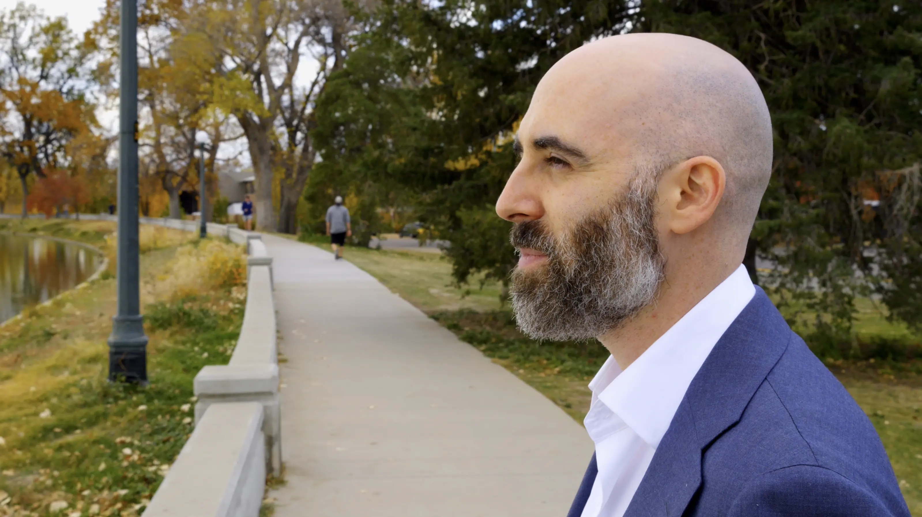 Adam Fonta, Denver bicycle accident lawyer, at Central Park in Denver | Lionheart Injury Law