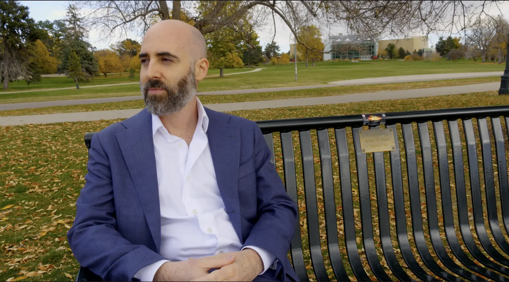 Adam Fonta, Denver slip and fall lawyer, at Central Park in Denver | Lionheart Injury Law